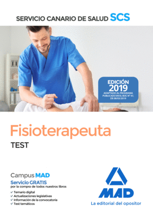 TEST FISIOTERAPEUTA SCS SERVICIO CANARIO DE SALUD. TEST