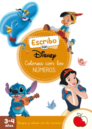 APRENDO CON DISNEY. COLOREA CON LOS NMEROS