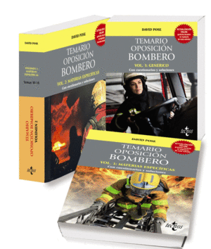 PACK TEMARIO OPOSICIN BOMBERO