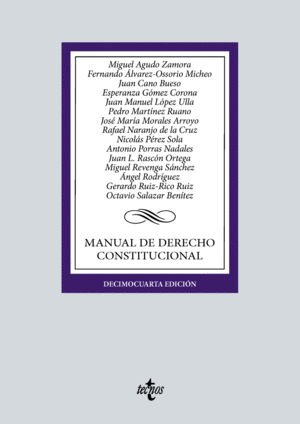 MANUAL DE DERECHO CONSTITUCIONAL