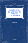 DICCIONARIO DE ACCIONES EN DERECHO CIVIL ESPAOL 3 ED