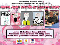 MIGUEL ANGEL MARTN EN LIBRERIA LEMUS