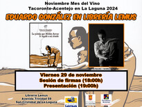 EDUARDO GONZALEZ EN LIBRERA LEMUS